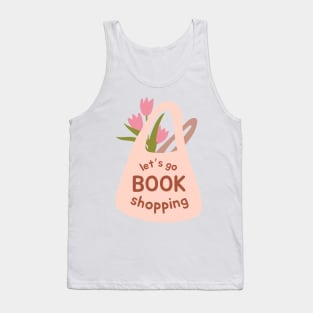 Let's go book shopping Tank Top